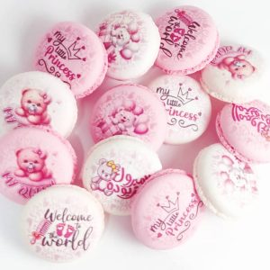 ماكارون مُخصّص - طباعة غذائية فاخرة / Macarons Personnalisés – Impression Alimentaire